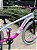 BICICLETA MTB FREERIDE ARO (26) HUPI NAJA KIT SINGLE S/ MARCHA FREIO DISC HIDRÁULICO TRASEIRO SHIMANO COR BRANCO/ROSA - Imagem 5