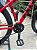 BICICLETA MTB ARO (29) CALOI SMU 21VELOCIDADES (3X7) FREIO DISC HIDRAULICO TAMANHO 15 (P) COR VERMELHO - Imagem 5