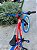 BICICLETA MTB FREERIDE ARO (26) VIKINGX TUFF-25 CAMBIO 8 VELOCIDADES FREIO DISC HIDRAULICO COR VERMELHO/AZUL/BRANCO - Imagem 10