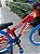 BICICLETA MTB FREERIDE ARO (26) VIKINGX TUFF-25 CAMBIO 8 VELOCIDADES FREIO DISC HIDRAULICO COR VERMELHO/AZUL/BRANCO - Imagem 8