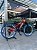 BICICLETA MTB FREERIDE ARO (26) VIKINGX TUFF-25 CAMBIO 8 VELOCIDADES FREIO DISC HIDRAULICO COR VERMELHO/AZUL/BRANCO - Imagem 1