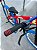 BICICLETA MTB FREERIDE ARO (26) VIKINGX TUFF-25 CAMBIO 8 VELOCIDADES FREIO DISC HIDRAULICO COR VERMELHO/AZUL/BRANCO - Imagem 9