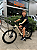 BICICLETA ARO (24) COLLI NAPOLI PRO ALUMINIO 9 VELOCIDADES (1X9) SHIMANO CUES FREIO DISC HIDRAULICO COR BEGE - Imagem 1
