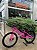 BICICLETA ARO (24) MTB COLLI LONDRES 7 VELOCIDADES (1X7) FREIO A DISCO MECÂNICO COR ROSA NEON - Imagem 1