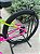 BICICLETA MTB ARO (29) VELOOH  8 VELOCIDADES (1X8) FREIO DISCO MECÂNICO TAMANHO 15 (P) AMARELO NEON/ROSA - Imagem 3