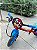 BICICLETA ARO (12) MASCULINA BALANCE (EQUILIBRIO) BIKE NATHOR SPIDER-MAN COR VERMELHO AZUL - Imagem 2