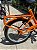 BICICLETA ARO (20) FEMININA/MASCULINA COR LARANJA/LARANJA S/MARCHA MARCA TIPO MONARETA - Imagem 4