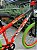 BICICLETA MTB FREERIDE ARO (26) VELOOH RIDE CAMBIO 7 VELOCIDADES (1X7) FREIO DISC MECÂNICO COR LARANJA/CINZA - Imagem 9