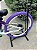 BICICLETA MTB FREERIDE ARO (26) VIKINGX TUFF-X44 CAMBIO 8 VELOCIDADES (1X8) FREIO DISC HIDRAULICO COR ROXO/BRANCO/VERDE - Imagem 5