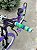 BICICLETA MTB FREERIDE ARO (26) VIKINGX TUFF-X44 CAMBIO 8 VELOCIDADES (1X8) FREIO DISC HIDRAULICO COR ROXO/BRANCO/VERDE - Imagem 11