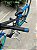 BICICLETA MTB FREERIDE ARO (26) VIKINGX TUFF X-25 CAMBIO 7VELOCIDADES (1X7) FREIO DISCO MECÂNICO COR GRAFITE/VERDE/AZUL - Imagem 10