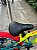 BICICLETA MTB FREERIDE ARO (26) VIKINGX TUFF-X44 CAMBIO 8 VELOCIDADES (1X8) FREIO DISC HIDRAULICO COR AMAR NEON/VERMELHO - Imagem 7
