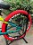 BICICLETA MTB FREERIDE ARO (26) VIKINGX TUFF-X44 CAMBIO 8 VELOCIDADES (1X8) FREIO DISC HIDRAULICO COR AMAR NEON/VERMELHO - Imagem 6