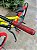 BICICLETA MTB FREERIDE ARO (26) VIKINGX TUFF-X44 CAMBIO 8 VELOCIDADES (1X8) FREIO DISC HIDRAULICO COR AMAR NEON/VERMELHO - Imagem 11