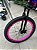 BICICLETA MTB FREERIDE ARO (26) VIKINGX TUFF X-25 CAMBIO 7VELOCIDADES (1X7) FREIO DISCO MECÂNICO COR PRETO/ROSA - Imagem 5