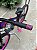 BICICLETA MTB FREERIDE ARO (26) VIKINGX TUFF X-25 CAMBIO 7VELOCIDADES (1X7) FREIO DISCO MECÂNICO COR PRETO/ROSA - Imagem 11