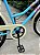 BICICLETA ARO (26) FEMININA COR AZUL/BEGE S/MARCHA FREIO V-BRAKE (A MÃO) MARCA ATTACK TROPYMAX COM CESTA - Imagem 4