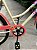 BICICLETA ARO (26) FEMININA COR BEGE/SALMON S/MARCHA FREIO V-BRAKE (A MÃO) MARCA ATTACK TROPYMAX COM CESTA - Imagem 4