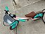 BICICLETA ARO (12) FEMININA BALANCE (EQUILIBRIO) BIKE LOVE ROSA/VERDE AGUA - Imagem 2