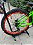 BICICLETA MTB FREERIDE ARO (26) RAVA CAMBIO 7VELOCIDADES (1X7) FREIO DISCO MECÂNICO COR VERDE/LARANJA - Imagem 4
