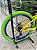 BICICLETA MTB FREERIDE ARO (26) RAVA CAMBIO 7 VELOCIDADES (1X7) FREIO DISCO MECÂNICO COR AMARELO/VERDE - Imagem 2