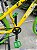 BICICLETA MTB FREERIDE ARO (26) RAVA CAMBIO 7 VELOCIDADES (1X7) FREIO DISCO MECÂNICO COR AMARELO/VERDE - Imagem 3