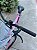 BICICLETA ARO (26) FEMININA COR ROSA CLARO SEM MARCHA MARCA MILANO QUADRO REBAIXADO COM CESTA - Imagem 4