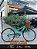 BICICLETA ARO (26) FEMININA TRACK CLASSIC SEM MARCHA FREIOS V-BRAKE COM CESTA COR ANIS FROZEN/MARROM - Imagem 1