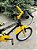 BICICLETA ARO (16) MASCULINA COR PRETO/AMARELO S/MARCHA V-BRAKE MARCA MILANO CARTOON BAT - Imagem 5