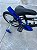 BICICLETA ARO (16) MASCULINA COR PRETO/AZUL S/MARCHA MARCA MILANO GROW UP - Imagem 4