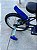 BICICLETA ARO (16) MASCULINA COR PRETO/AZUL S/MARCHA MARCA MILANO GROW UP - Imagem 3