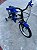 BICICLETA ARO (16) MASCULINA COR PRETO/AZUL S/MARCHA MARCA MILANO GROW UP - Imagem 7