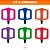 KIT REVENDA PEDAL METALCICLO FREESTYLE FREE SPORT 9/16 - 6 UNIDADES CORES SORTIDAS - Imagem 1