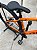BICICLETA MTB ARO (29) OXS ALUMINIO 21 VELOCIDADES FREIO DISC MECÂNICO 15 (P) LARANJA/VINHO - Imagem 4
