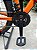 BICICLETA MTB ARO (29) OXS ALUMINIO 21 VELOCIDADES FREIO DISC MECÂNICO 15 (P) LARANJA/VINHO - Imagem 5