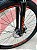 BICICLETA MTB ARO (29) OXS ALUMINIO 21 VELOCIDADES FREIO DISC MECÂNICO 15 (P) LARANJA/VINHO - Imagem 12