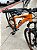 BICICLETA MTB ARO (29) OXS ALUMINIO 21 VELOCIDADES FREIO DISC MECÂNICO 15 (P) LARANJA/VINHO - Imagem 10