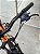 BICICLETA MTB ARO (29) OXS ALUMINIO 21 VELOCIDADES FREIO DISC MECÂNICO 15 (P) LARANJA/VINHO - Imagem 9