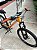 BICICLETA MTB FREERIDE ARO (26) VIKINGX TUFF-X30 CAMBIO 7 VELOCIDADES (1X7) FREIO DISC HIDRAULICO COR LARANJA  (USADA) - Imagem 8