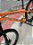 BICICLETA MTB FREERIDE ARO (26) VIKINGX TUFF-X30 CAMBIO 7 VELOCIDADES (1X7) FREIO DISC HIDRAULICO COR LARANJA  (USADA) - Imagem 14