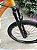 BICICLETA MTB FREERIDE ARO (26) VIKINGX TUFF-X30 CAMBIO 7 VELOCIDADES (1X7) FREIO DISC HIDRAULICO COR LARANJA  (USADA) - Imagem 5