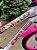 BICICLETA ARO (16) FEMININA COR BRANCA/ROSA S/MARCHA FREIO V-BRAKE MARCA VELOOH PERSONALIZADA - Imagem 6