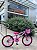 BICICLETA ARO (20) FEMININA COR ROSA/ROSA S/MARCHA FREIO V-BRAKE MARCA VELOOH - Imagem 1