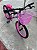 BICICLETA ARO (20) FEMININA COR ROSA/ROSA S/MARCHA FREIO V-BRAKE MARCA VELOOH - Imagem 7