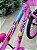 BICICLETA ARO (20) FEMININA COR ROSA/ROSA S/MARCHA FREIO V-BRAKE MARCA VELOOH - Imagem 6