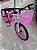 BICICLETA ARO (20) FEMININA COR ROSA/BRANCO S/MARCHA FREIO V-BRAKE MARCA VELOOH - Imagem 5