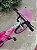 BICICLETA ARO (20) FEMININA COR ROSA/BRANCO S/MARCHA FREIO V-BRAKE MARCA VELOOH - Imagem 7