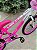 BICICLETA ARO (20) FEMININA COR ROSA/BRANCO S/MARCHA FREIO V-BRAKE MARCA VELOOH - Imagem 4