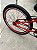 BICICLETA ARO (24) MASCULINA COR VERMELHO/PRETO S/MARCHA FREIO V-BRAKE MARCA VELOOH - Imagem 2