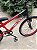 BICICLETA ARO (24) MASCULINA COR VERMELHO/PRETO S/MARCHA FREIO V-BRAKE MARCA VELOOH - Imagem 4
